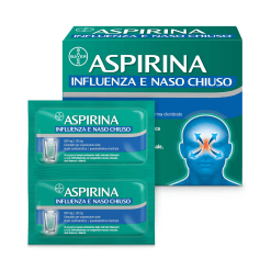 Aspirina Influenza e Naso Chiuso 500 mg/ 30 mg 20 bustine