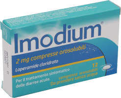 Imodium 12 Compresse Orosolub 2 mg