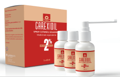 Carexidil 2 % Minoxidil Spray Cutaneo 3 Flaconi Da 60 ml