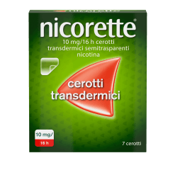 Nicorette 10 mg/16 ore 7 cerotti