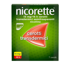 Nicorette 15 mg/16 ore 7 cerotti