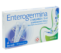 Enterogermina Orale 10 Flaconi 2 mld/5 ml