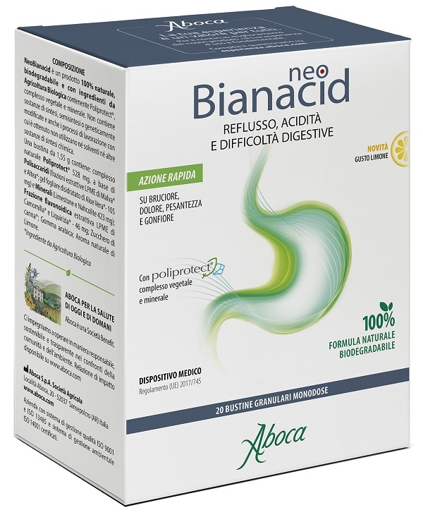 Neobianacid Limone 20 Bustine - Neobianacid Limone 20 Bustine