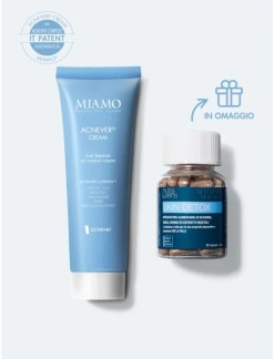 Miamo Protocollo Pelle Acneica Crema AcnEver e Integratore Skin Detox