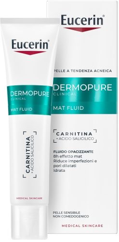 Eucerin DermoPure Fluido Opacizzante Anti-Lucidità con Carnitina e Acido Salicilico 40 ml