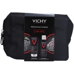 Vichy Homme Set Detergenza & Rasatura – Gel Doccia + Schiuma da Barba | Idea Regalo Uomo