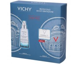 Vichy Minéral 89 Siero Idratante 50 ml + Crema 72H 15 ml – Cofanetto Skincare Idratante e Rimpolpante
