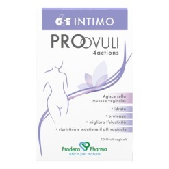 Gse Intimo ProOvuli 4Actions Confezione 10 Ovuli Vaginali Idratanti e Protettivi