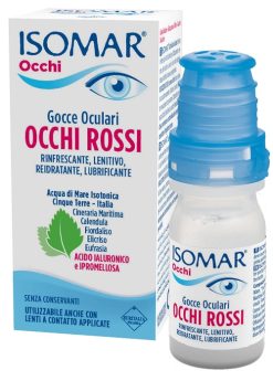 Isomar Occhi Rossi – Gocce Oculari Lenitive per Arrossamento e Irritazione 10 ml