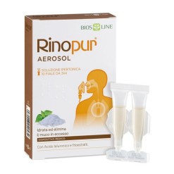 Rinopur Aerosol – Soluzione Ipertonica con Estratti Vegetali e Acido Ialuronico 10 fiale da 3 ml