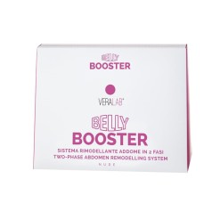 Veralab Belly Boost Nero Taglia M-L – Kit Rimodellante Addome con Crema 150 ml + Guaina Micromassaggiante