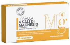Formula 4 Sali di Magnesio Integratore con Vitamina B6 e B12 48 Compresse
