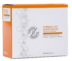 Formula Vis Super Buste Integratore Energia con Creatina Arginina Carnitina Vitamine 20 Bustine