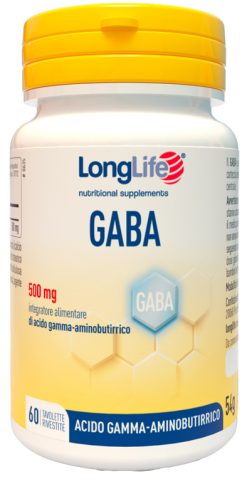LongLife GABA 500 mg Integratore Rilassamento Sistema Nervoso 60 Tavolette
