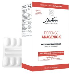 BioNike Defence Anagenix-K Integratore Capelli Rinforzo Crescita Biotina Zinco 60 Capsule