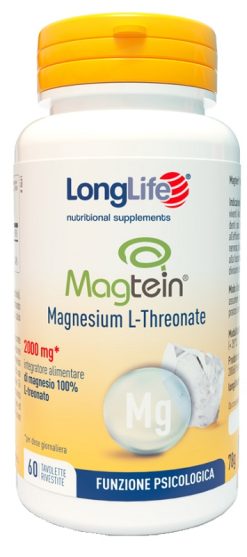 LongLife Magtein Magnesio L-Treonato Memoria Sistema Nervoso 60 Tavolette