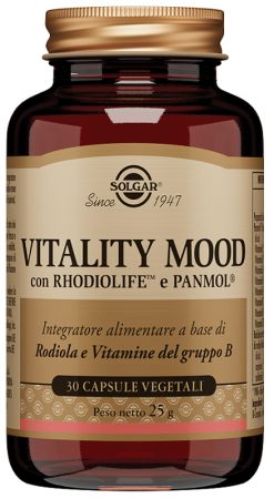 Vitality Mood Integratore Rodiola e Vitamine B per Energia Mentale e Umore 30 Capsule