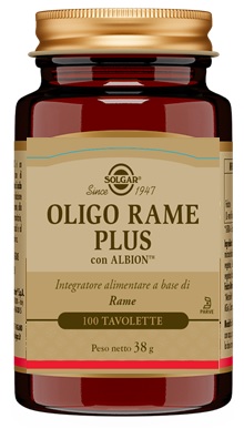 Oligo Rame Plus Integratore Rame Bisglicinato Sistema Immunitario 100 Tavolette