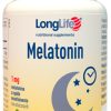 LongLife Melatonin 1 mg Integratore Sonno Rapido Jet Lag 120 Tavolette Sublinguali