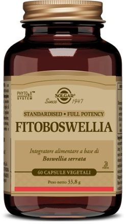 Boswellia Integratore 65% Acidi Boswellici Articolazioni e Digestione 60 Capsule Vegetali