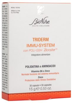 BioNike Triderm Immu-System Integratore Difese Immunitarie Glutatione 30 Capsule