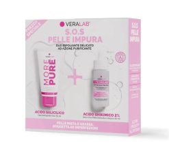 Veralab S.O.S Pelle Impura – Kit Detergente More Pure + Siero Acido Shikimico 2%