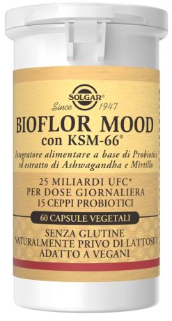 Bioflor Mood Probiotici 45 Miliardi Ashwagandha Stress Intestino 60 Capsule