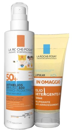 La Roche-Posay Anthelios UVMune 400 Spray Bambino SPF50+ + Lipikar Olio Lavante 100 ml Kit