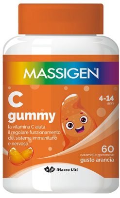 Massigen C Gummy Bambini Vitamina C Difese Immunitarie 60 Caramelle