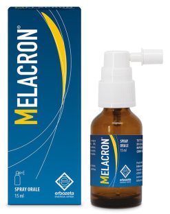 Melacron Spray Orale Melatonina Sonno Jet Lag 15 ml