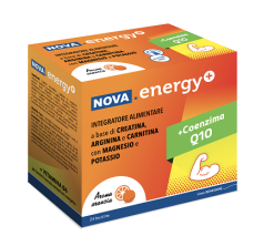 Nova Energy+ Integratore Energia Creatina Arginina Carnitina 24 Bustine