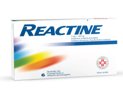 Reactine 5 mg + 120 mg  6 Compresse a Rilascio Prolungato