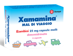 Xamamina Mal di Viaggio Bambini 25 mg 6 Capsule Molli