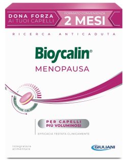 Bioscalin Menopausa Integratore Capelli Donna Isoflavoni Zinco Rame 60 Compresse