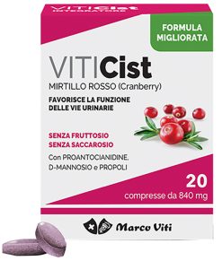 VITICist Compresse Cranberry D-Mannosio Propoli Vie Urinarie 20 Compresse