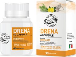 Drena Forte Integratore Drenante Betulla Pilosella Ortosiphon 60 Capsule
