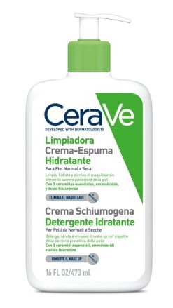 CeraVe Crema Schiumogena Detergente Viso Idratante Struccante 473 ml