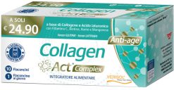 Collagen Act Complex Collagene Acido Ialuronico Vitamina C 10 Flaconcini