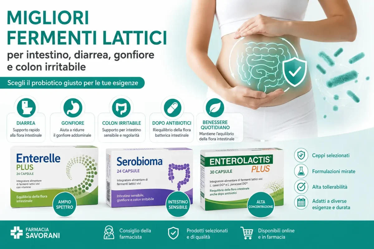 Migliori fermenti lattici per intestino, diarrea, gonfiore e colon irritabile - migliori probiotici per colon irritabile