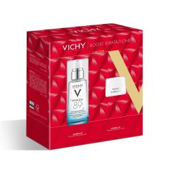 Vichy Cofanetto Natale Boost Idratazione Minéral 89 Siero 50 ml + Crema 72H 15 ml