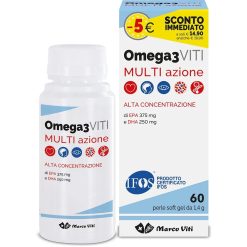 Omega3 Viti Multiazione EPA DHA 375 mg 250 mg PROMO 60 Perle