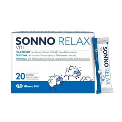 Marco Viti Sonno Relax Viti Melatonina Griffonia Magnesio 20 Bustine Orosolubili