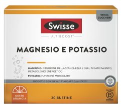 Swisse Magnesio e Potassio Integratore Stanchezza Energia Muscoli 20 Bustine