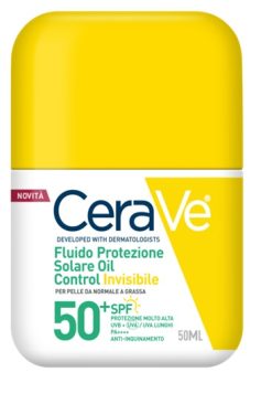CeraVe Fluido Invisibile Oil Control SPF50+ Protezione Solare Viso Anti-Lucidità 50 ml