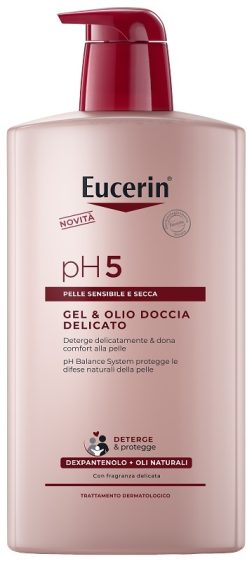 Eucerin Ph 5 Gel & Olio Doccia Delicato Pelle Sensibile 1 Litro