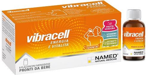 Vibracell Energia e Difese Immunitarie Multivitaminico 8 Flaconcini - Vibracell Energia e Difese Immunitarie Multivitaminico 8 Flaconcini