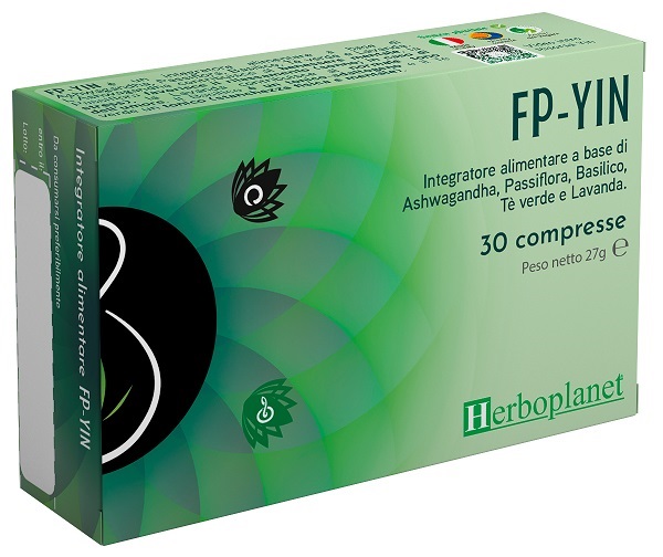 Fp Yin Integratore Stress e Ansia Rilassamento Umore Ashwagandha 30 compresse - Fp Yin Integratore Stress e Ansia Rilassamento Umore Ashwagandha 30 compresse