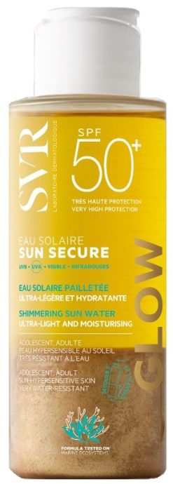 Svr Sun Secure Glow Acqua Solare Brillantinata Spf 50+ 100 ml