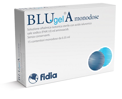 BLUgelA Collirio Gel Monodose Acido Ialuronico 0,30% 15 Monodose - BLUgelA Collirio Gel Monodose Acido Ialuronico 0,30% 15 Monodose