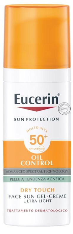 Eucerin Oil Control Fluido Solare Opacizzante Spf 50+ 50 ml